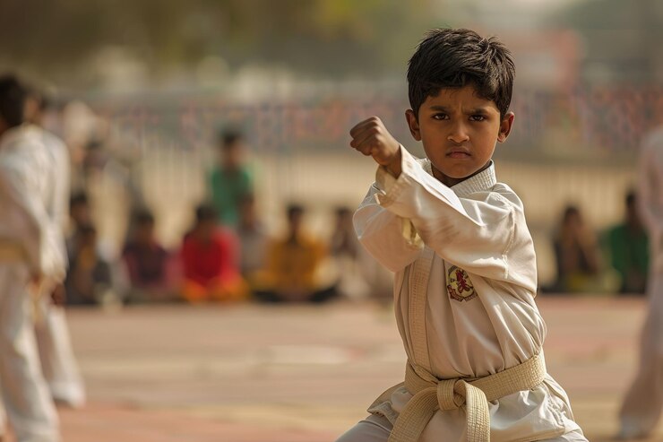 young-indian-boy-competes-martial-arts-tournament-displaying-his-agility-power-with-each-precise-strike-disciplined-movement_748982-4190